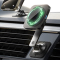 15W Dashboard Wireless Charger (HaloLock) - Black